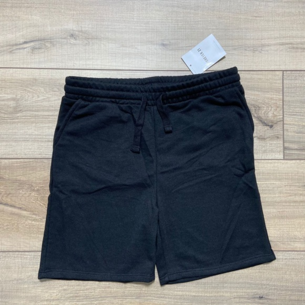 Forever‎ 21 Kids Drawstring Sweatshorts Unisex Size 11/12 Black